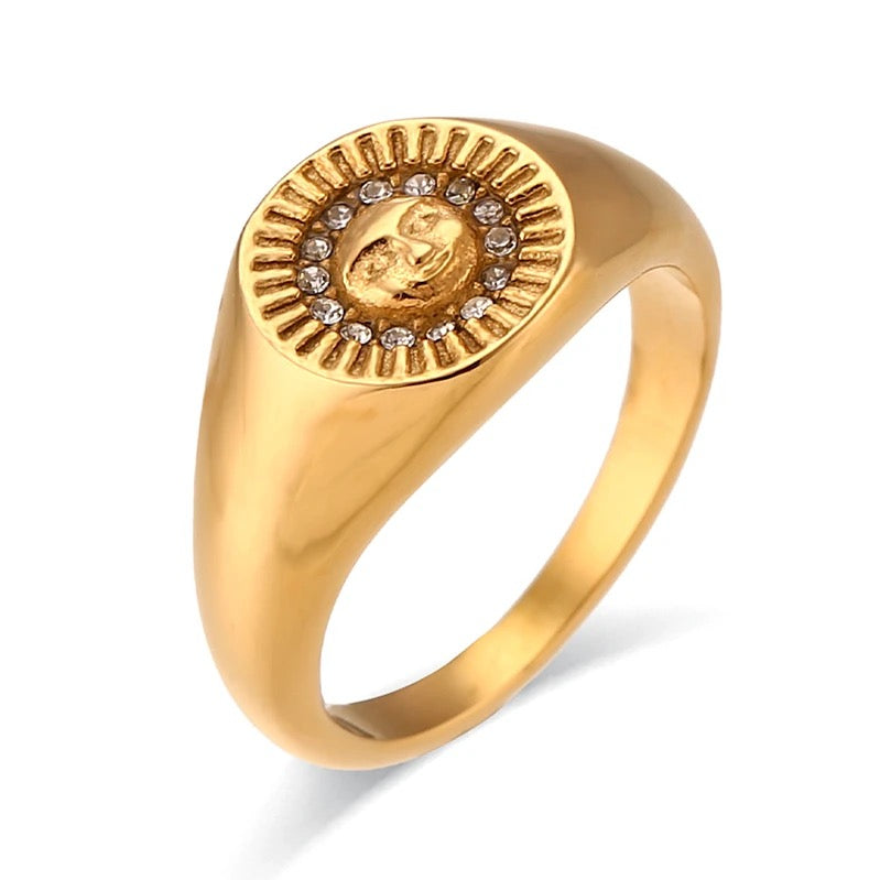 Sunface Ring