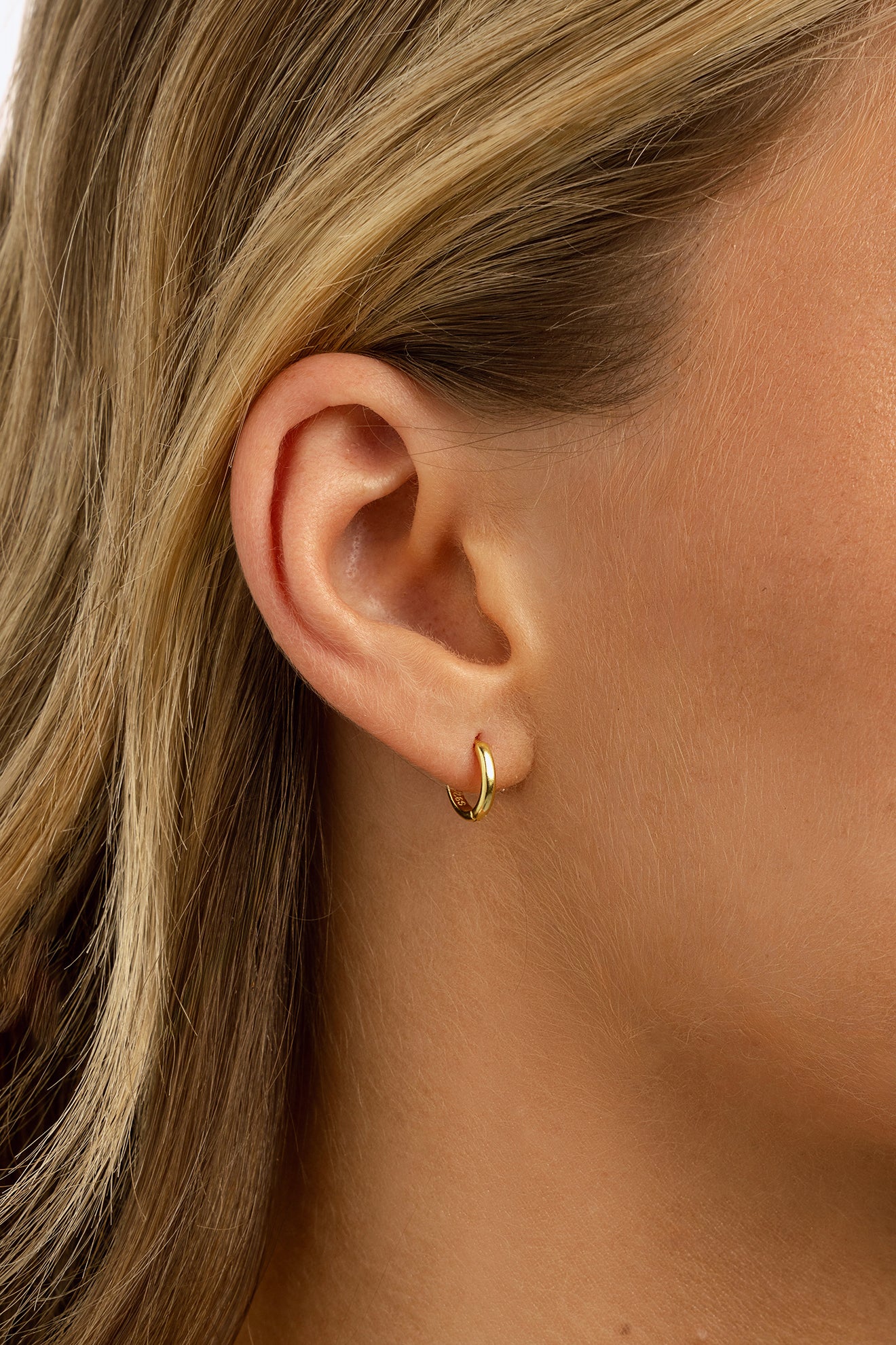Eli 8mm Mini Huggie Earrings