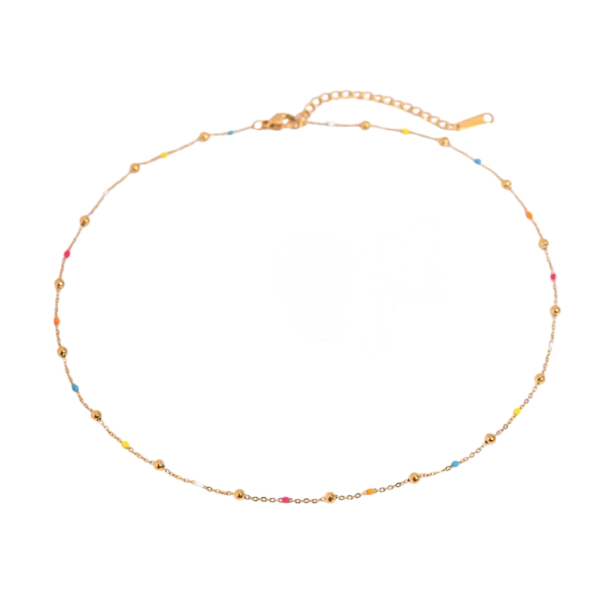 Dinah Colourful Dainty Necklace