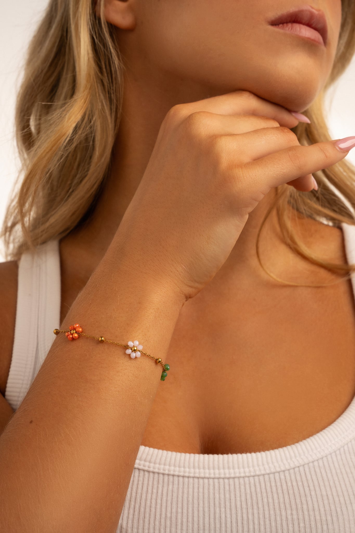 Samantha Flower Bracelet