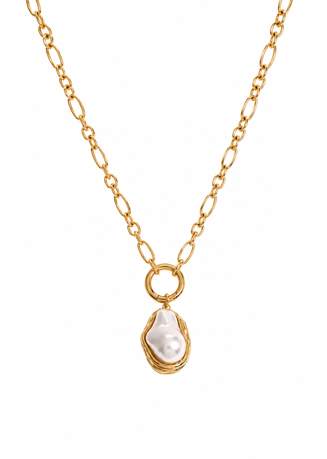 Dahlia Removable Pearl Necklace