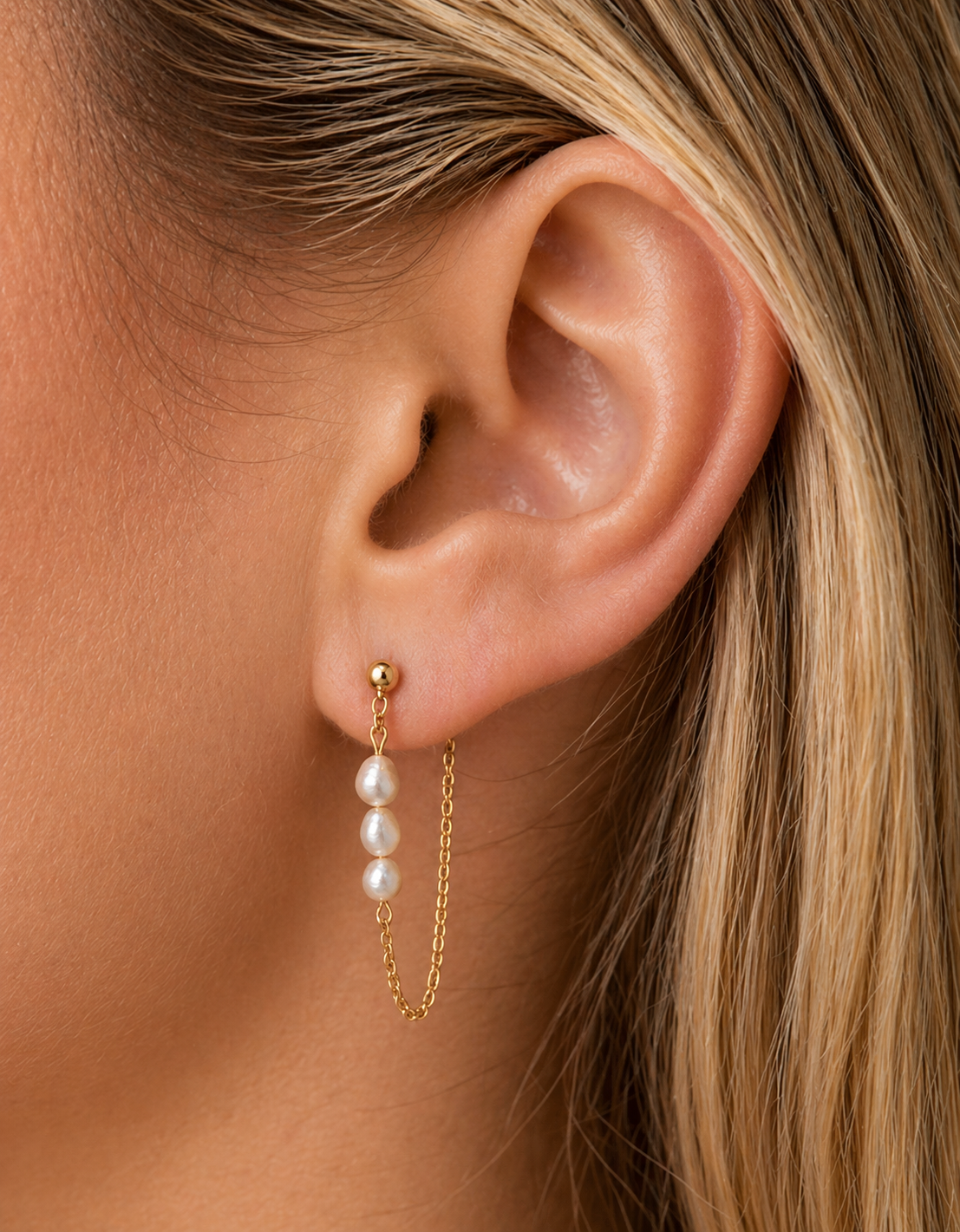 Aiden Pearl Drop Earrings