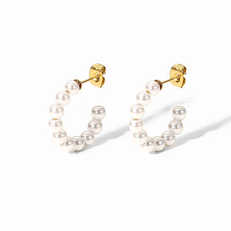 Pearl hoops