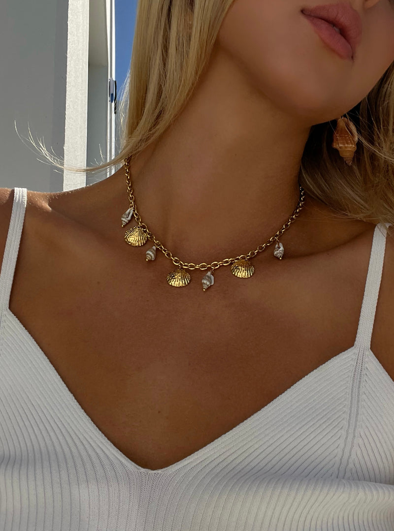 Mykonos Charm Necklace