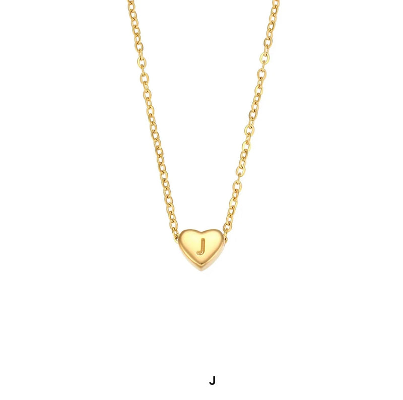 Heart Letter Necklace