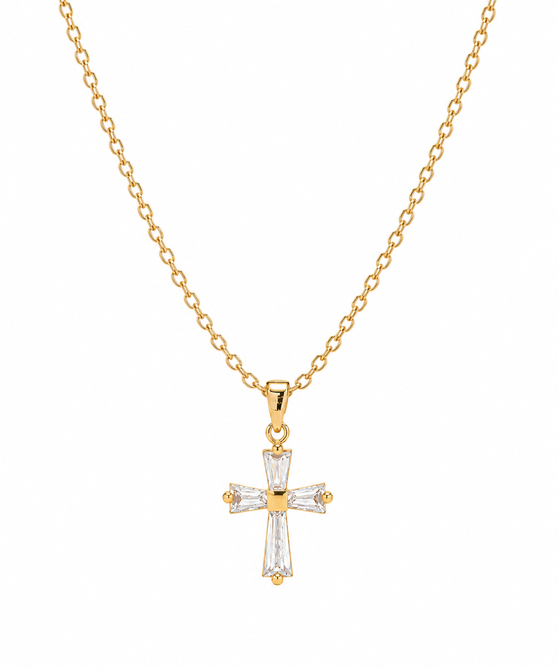 Solar Cross Necklace