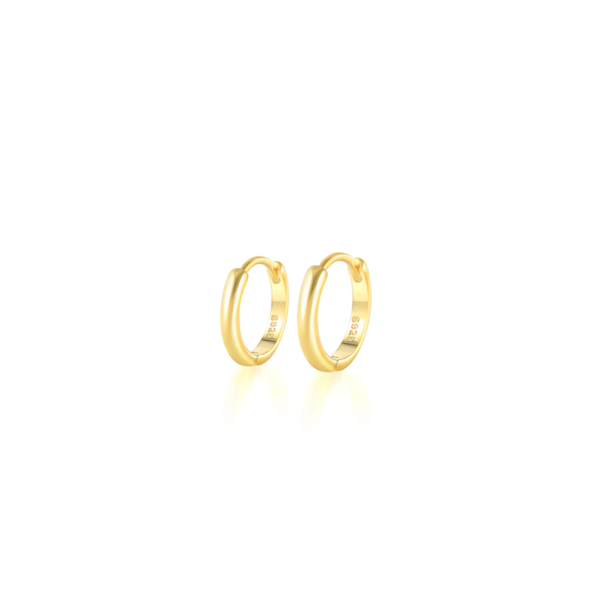Eli 8mm Mini Huggie Earrings