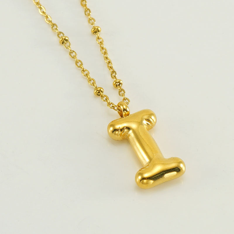 Ballon Letter Necklace’s