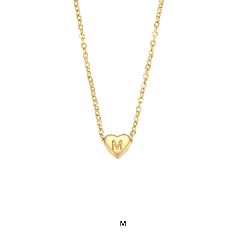 Heart Letter Necklace