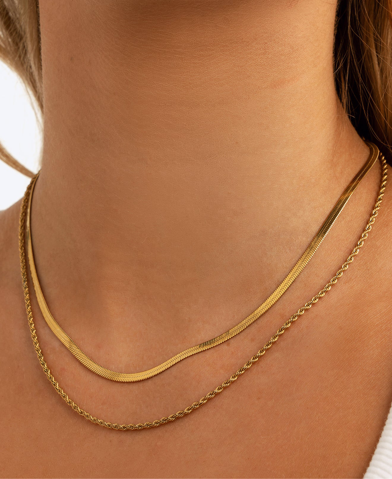 Gigi Snake Chain Layered Necklace