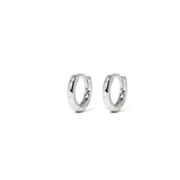 kara 6mm silver mini earring