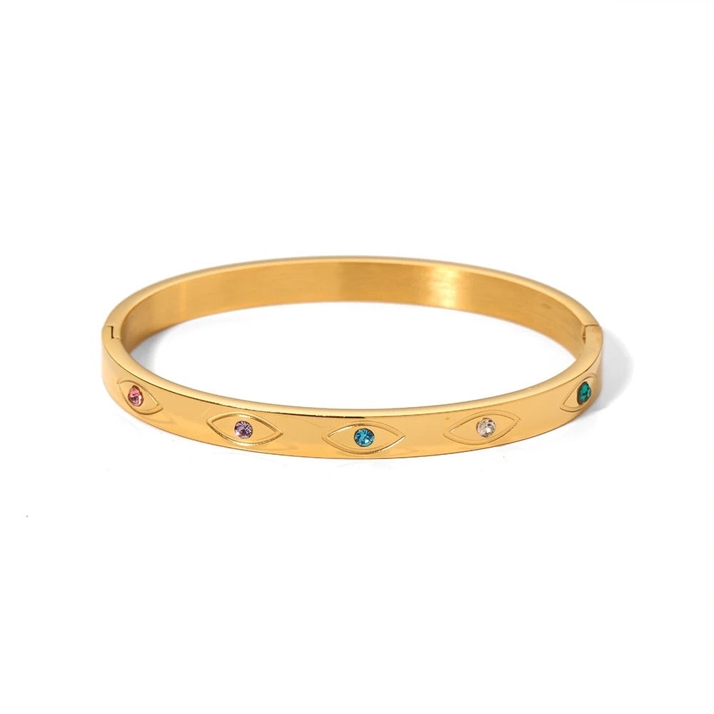 Eye Point Cuff Bracelet
