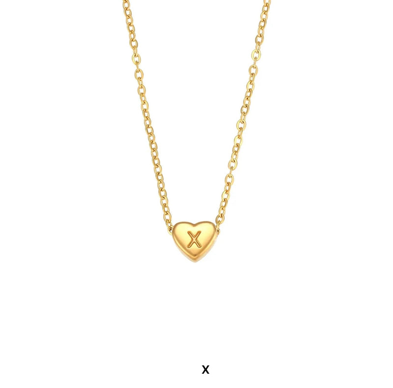 Heart Letter Necklace