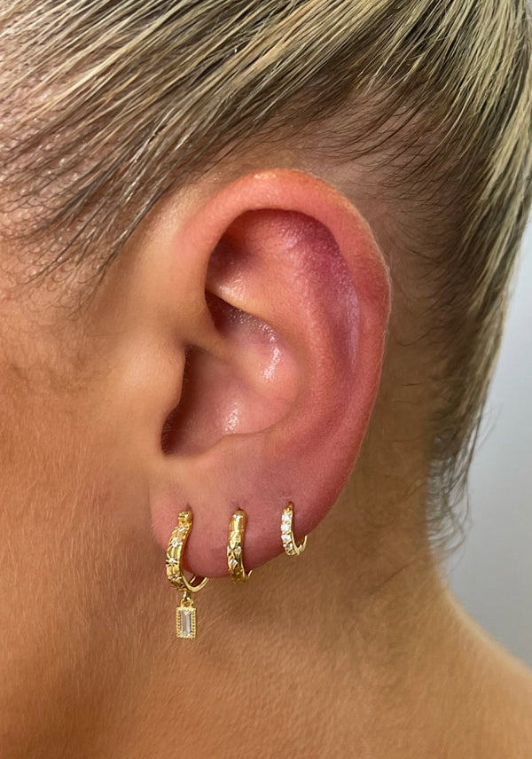 fallon white earring