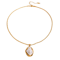 Belize Pearl Drop Necklace