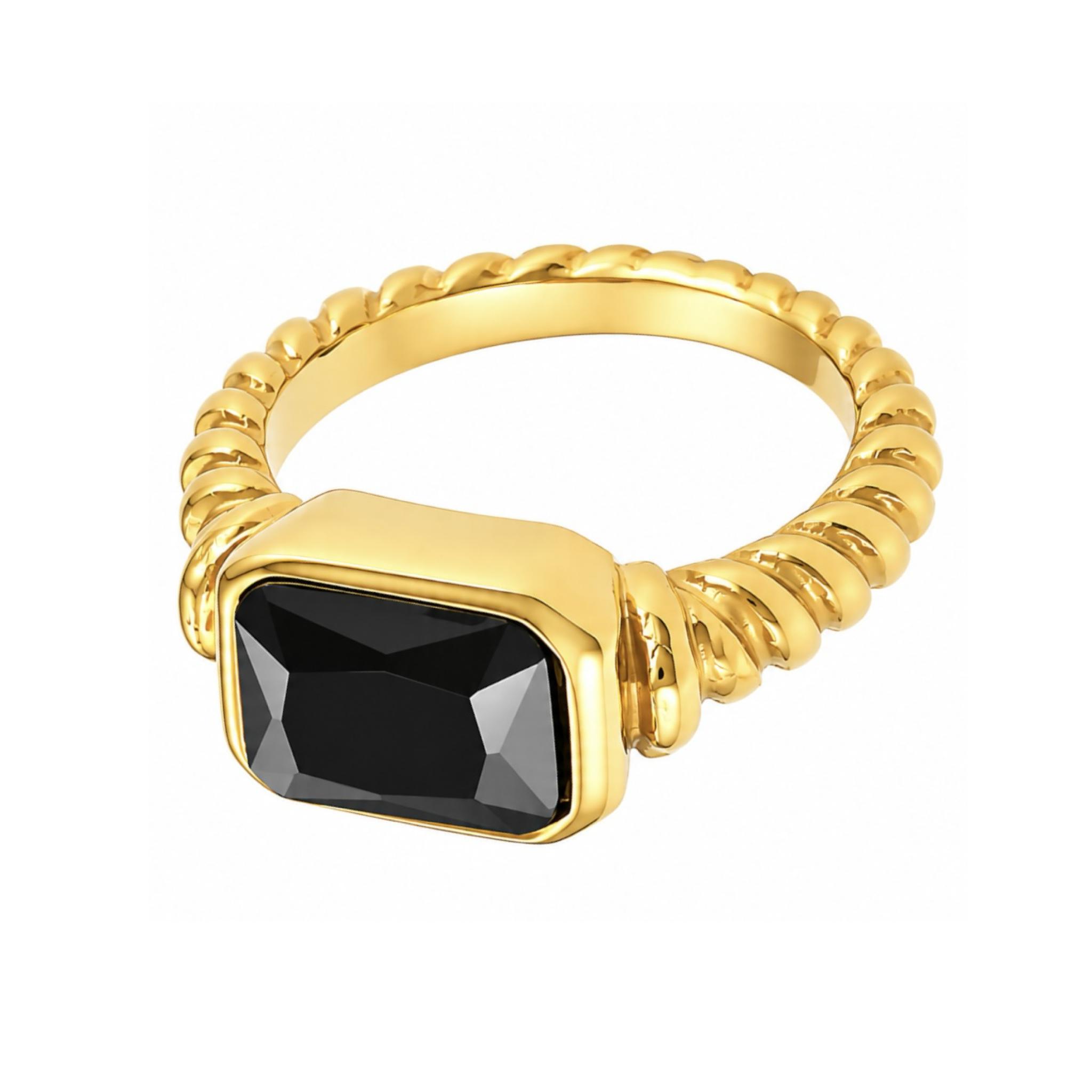 Matte Black Ring
