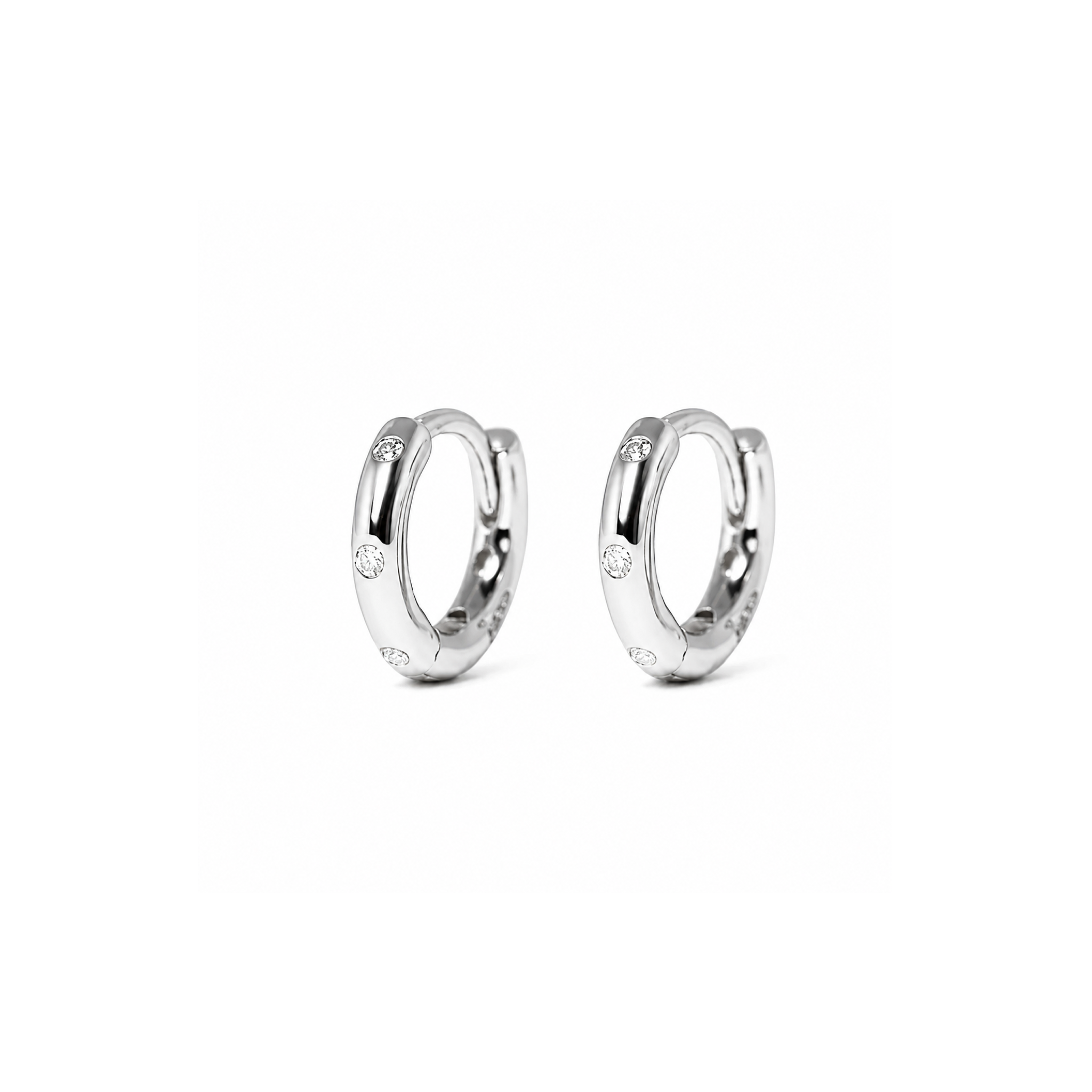 Kara 6mm Silver Mini Earrings