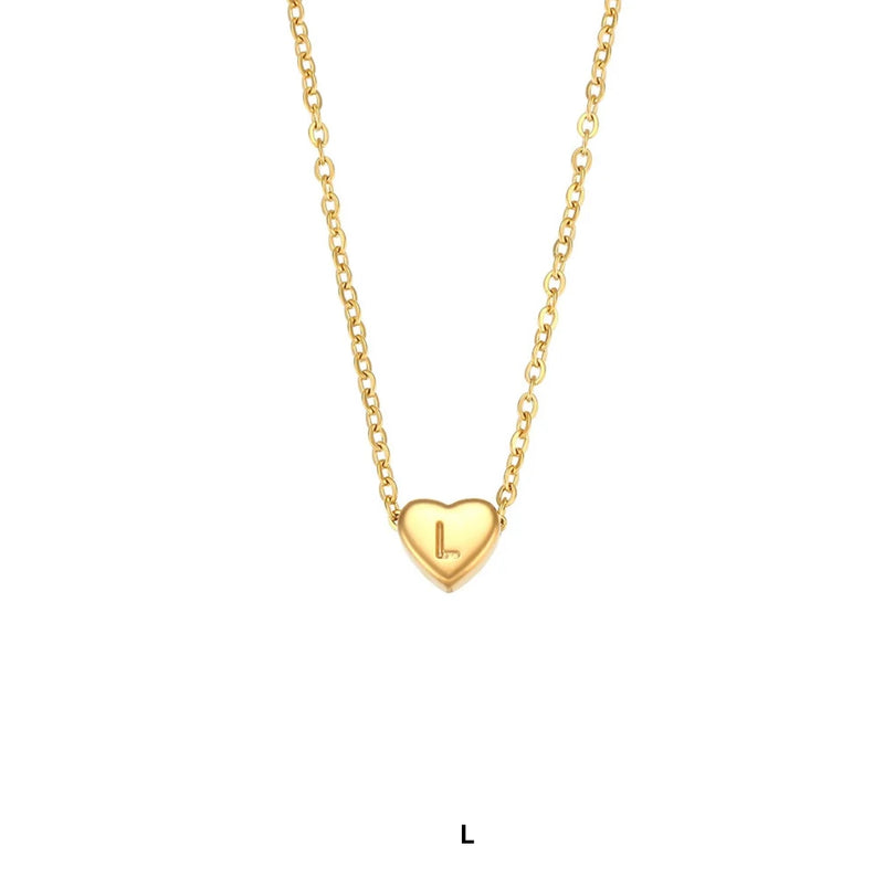 Heart Letter Necklace