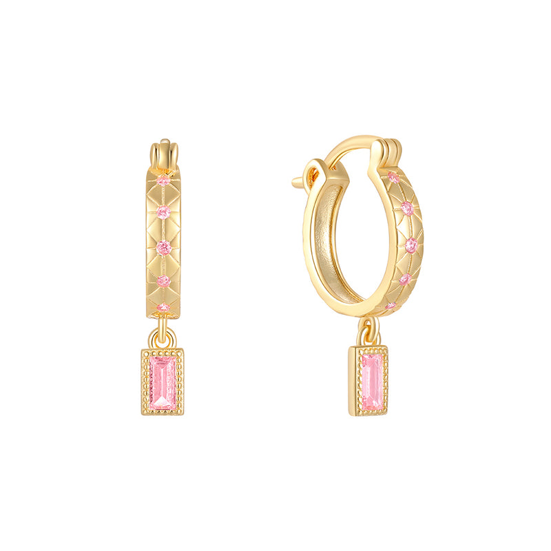 Fallon Pink Earrings