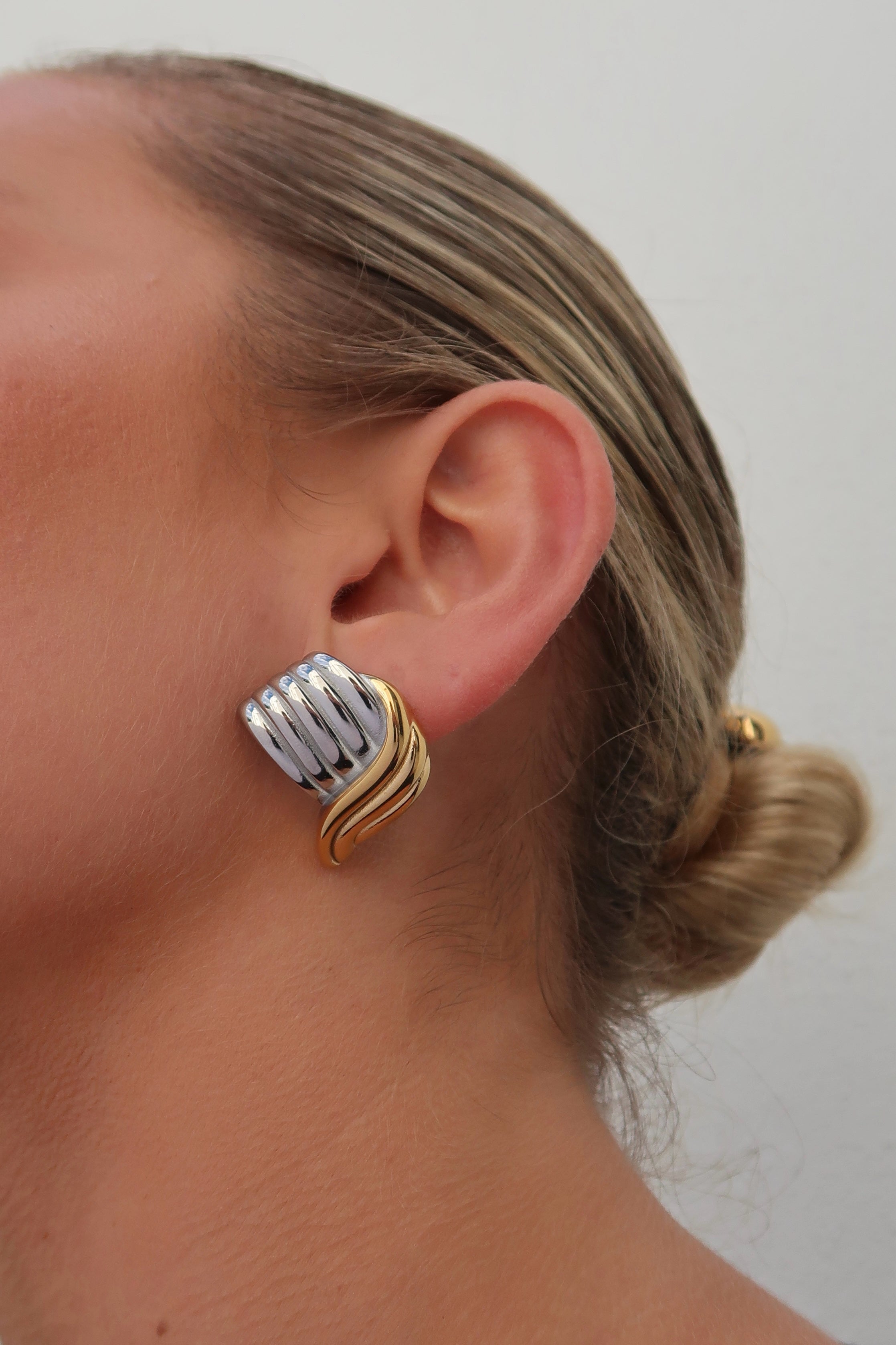 Geogiana Mixed Toned Earrings