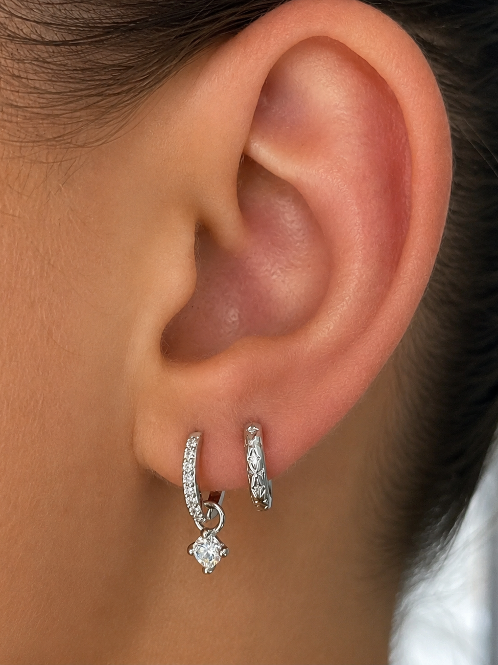 Starlight Silver Earrings