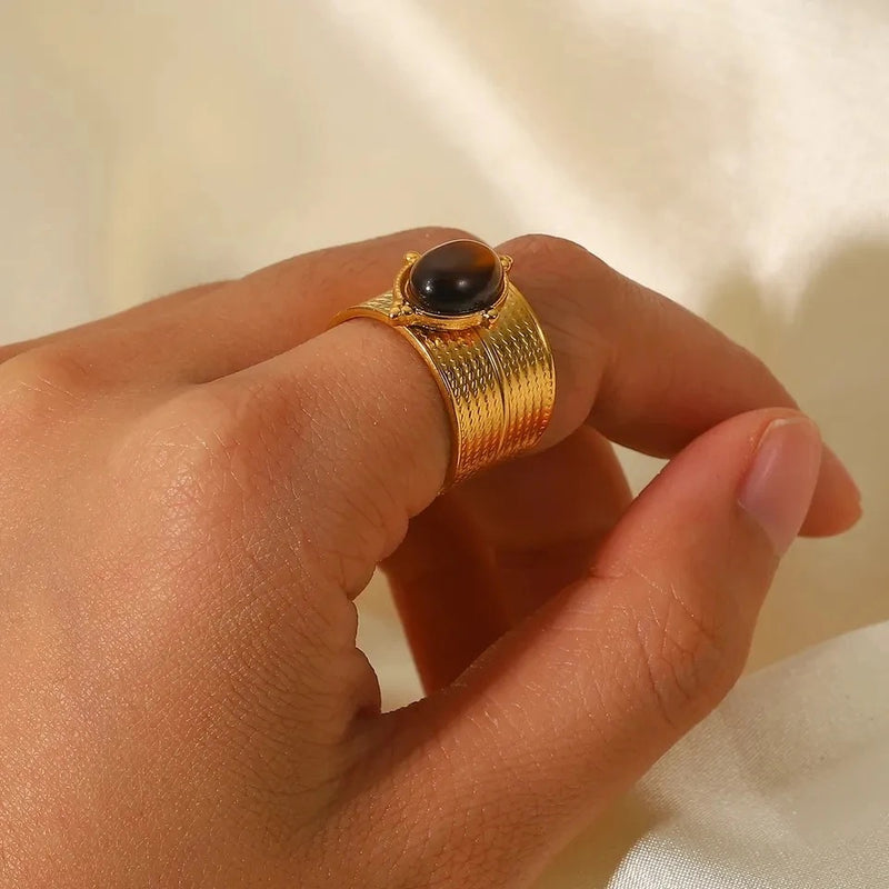 Rafa Tiger Eye Ring