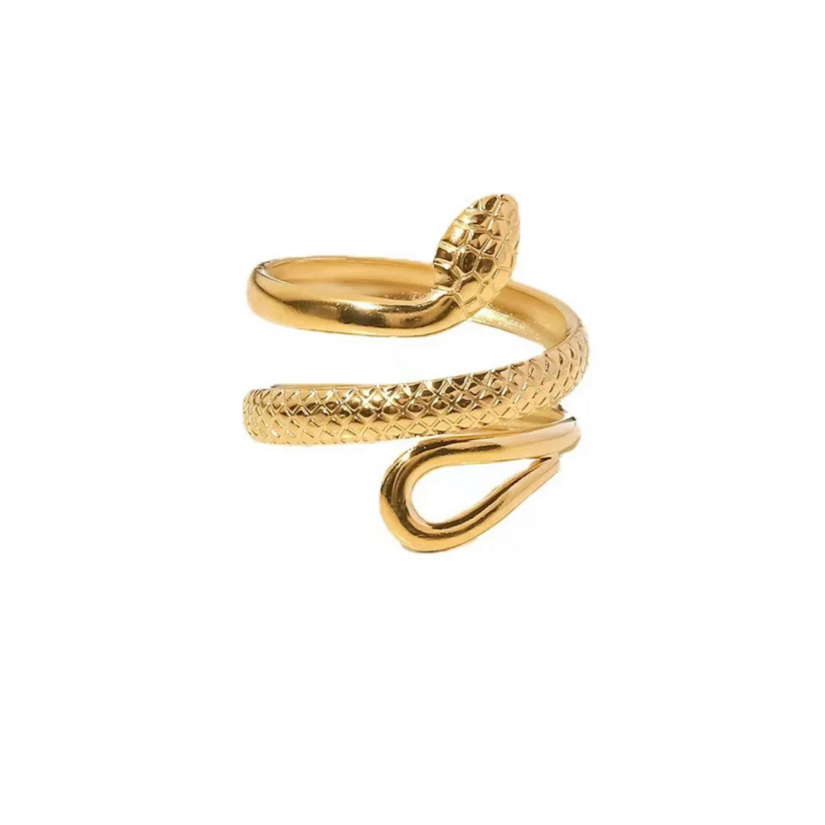 Python Gold Ring Python snake ring
