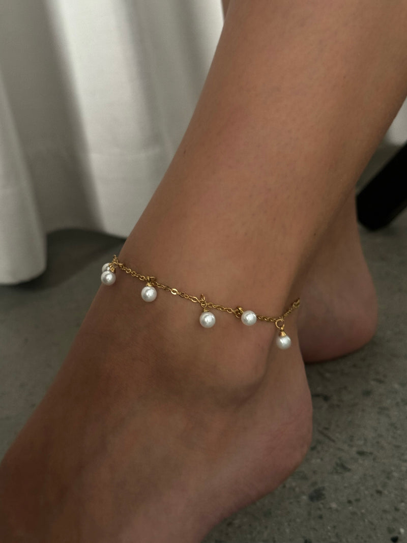 pearl anklet