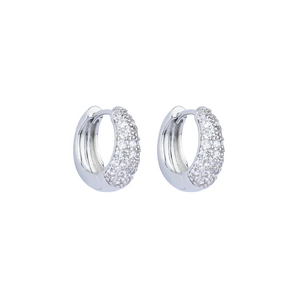 Zoey 6MM silver earring