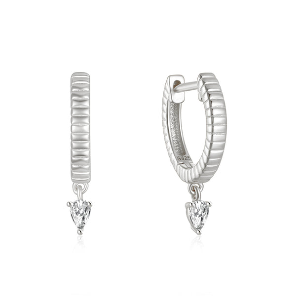 saffie silver earring