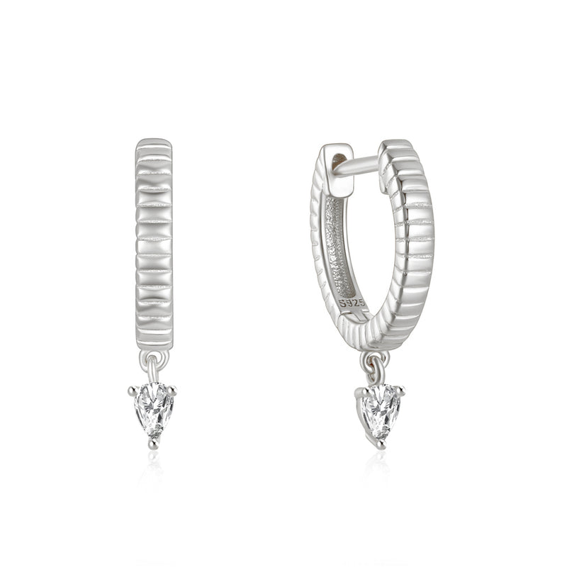 saffie silver earring