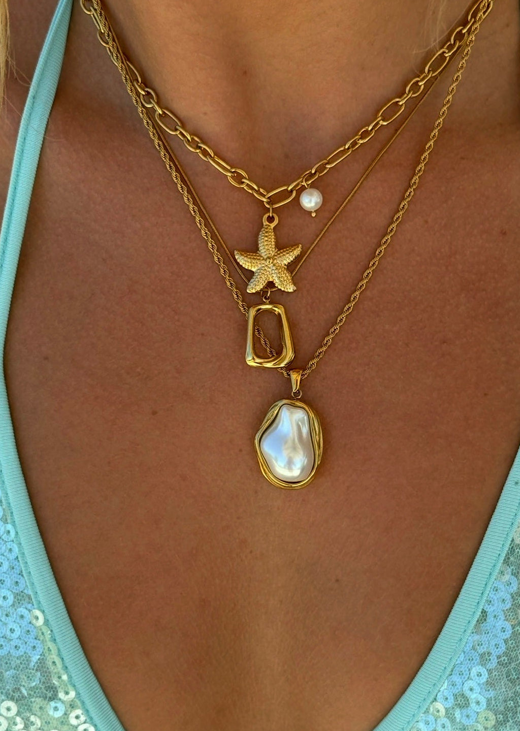Athens Starfish Necklace