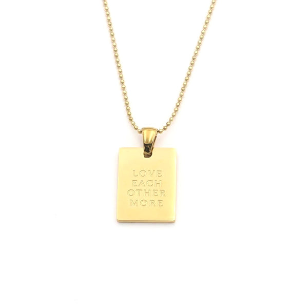 Love each other more necklace