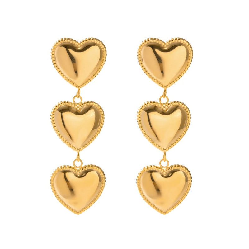 Natassis Heart Earrings