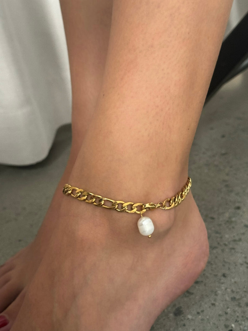 Parle pearl anklet