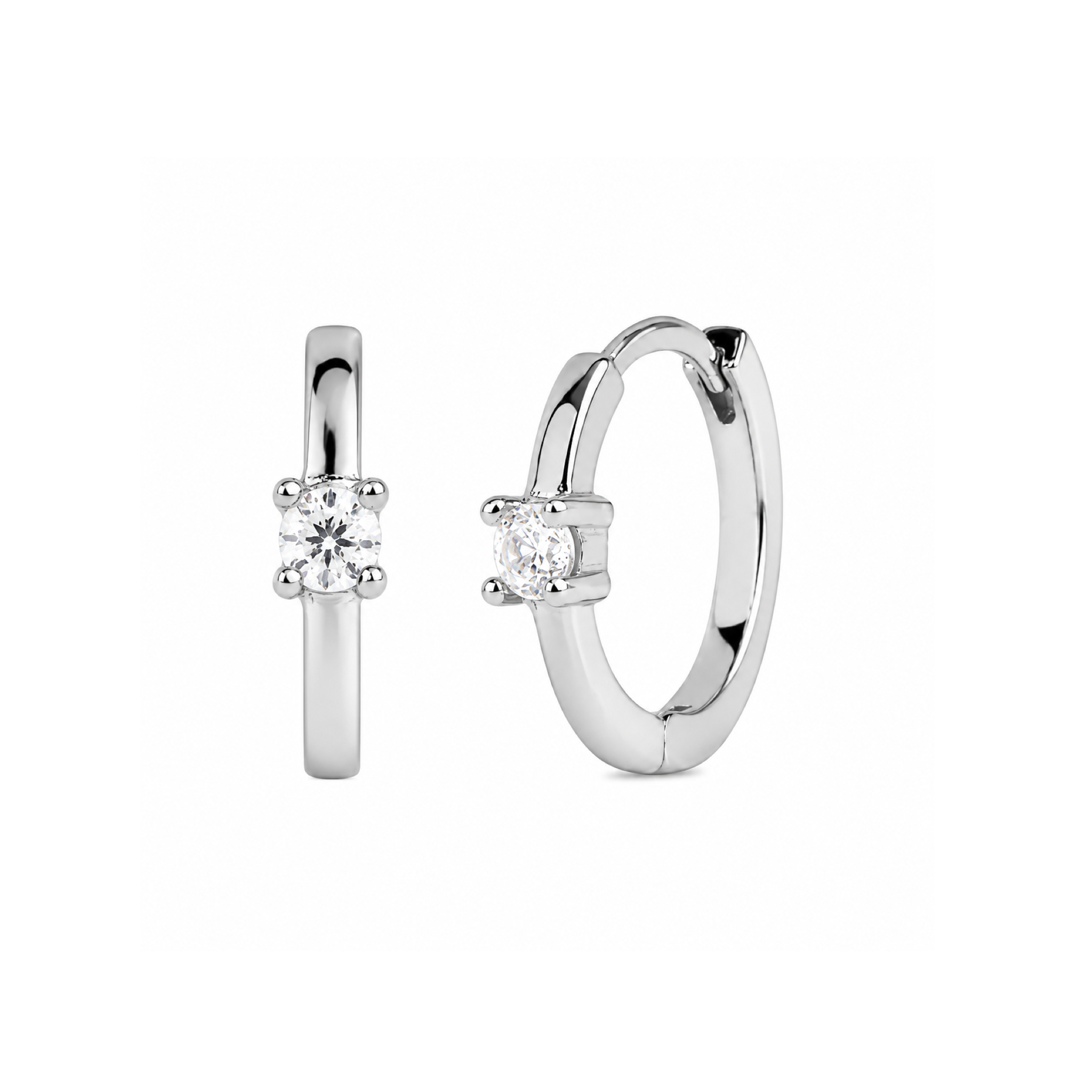 Pixie 6mm Silver Earrings
