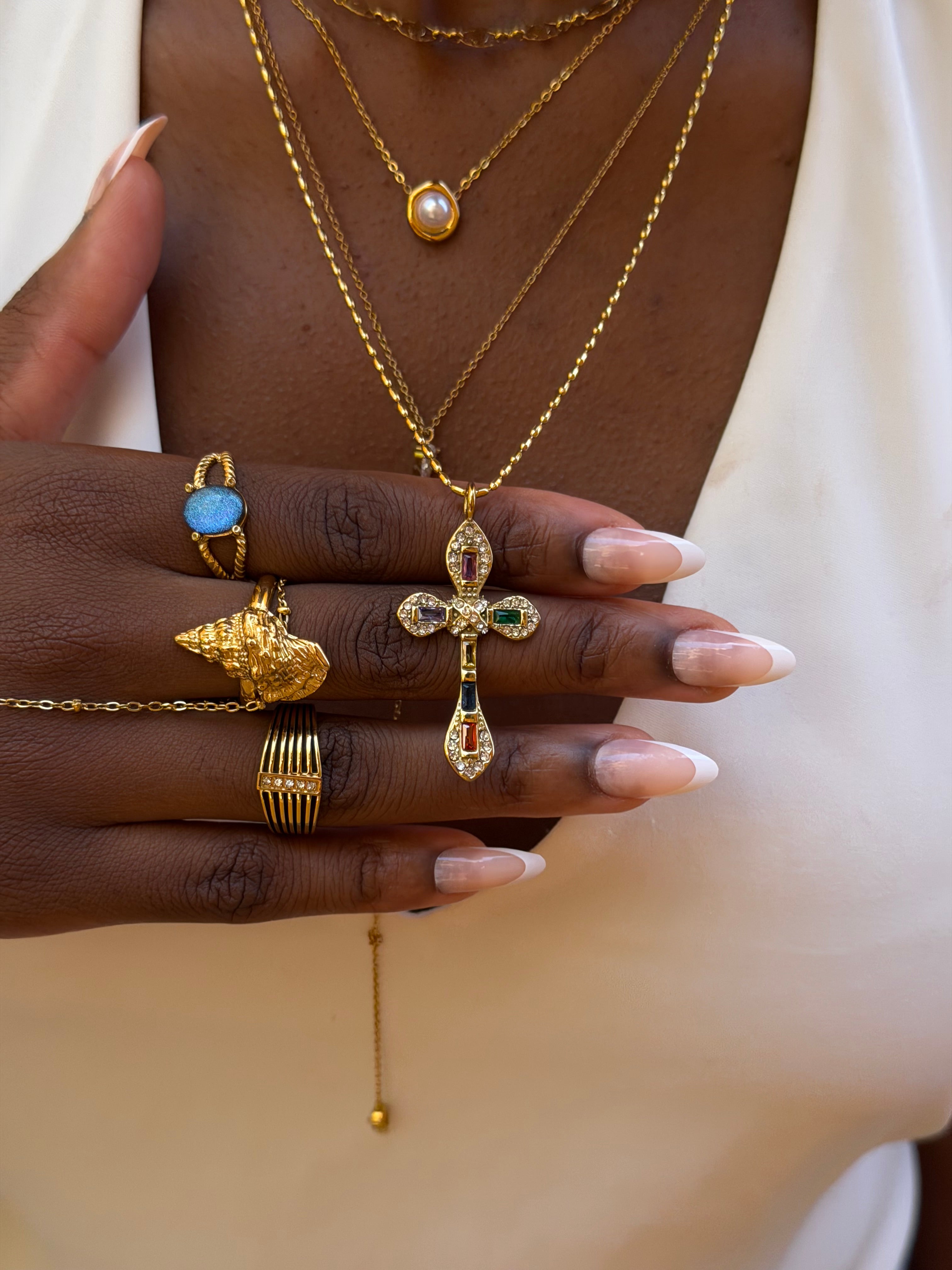 Calla Conch Shell Ring