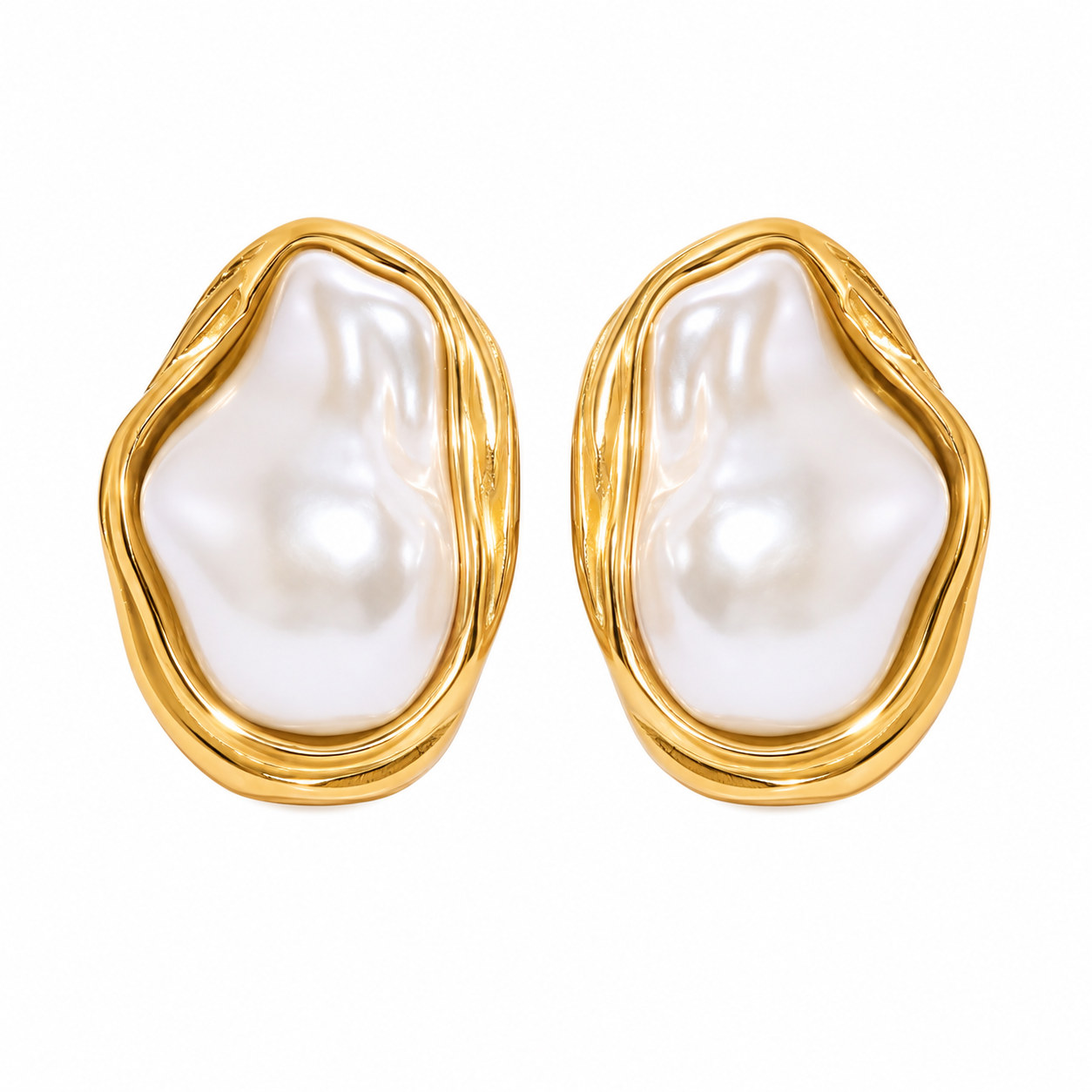Dahlia Pearl Earrings