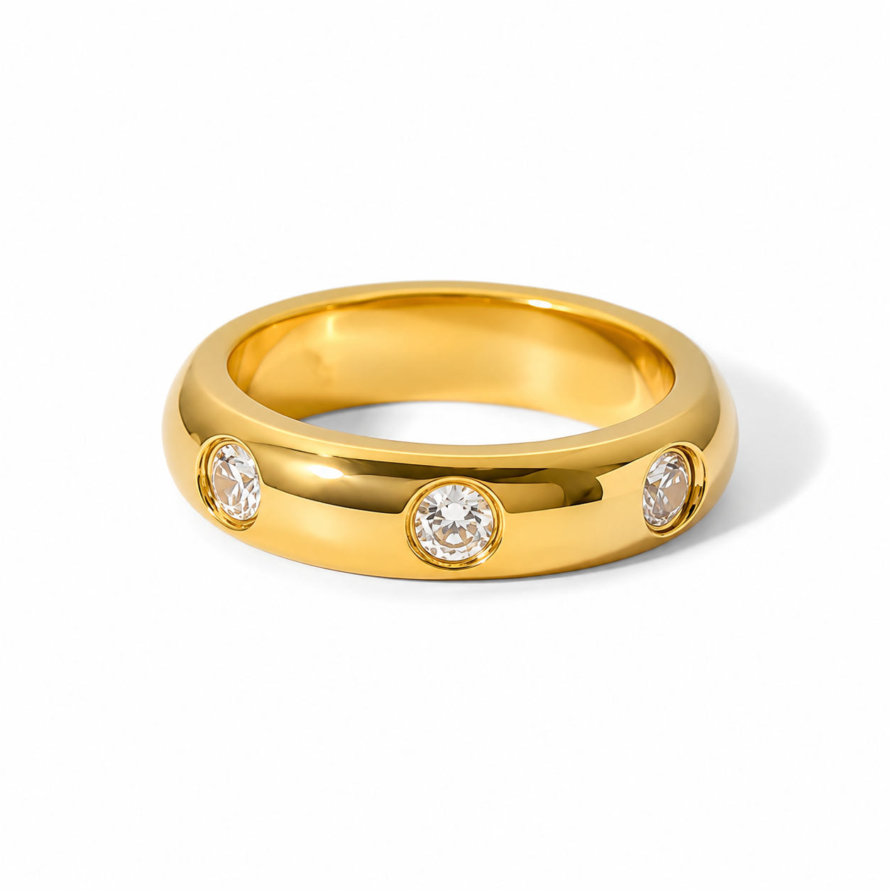Chantell White Stone Ring