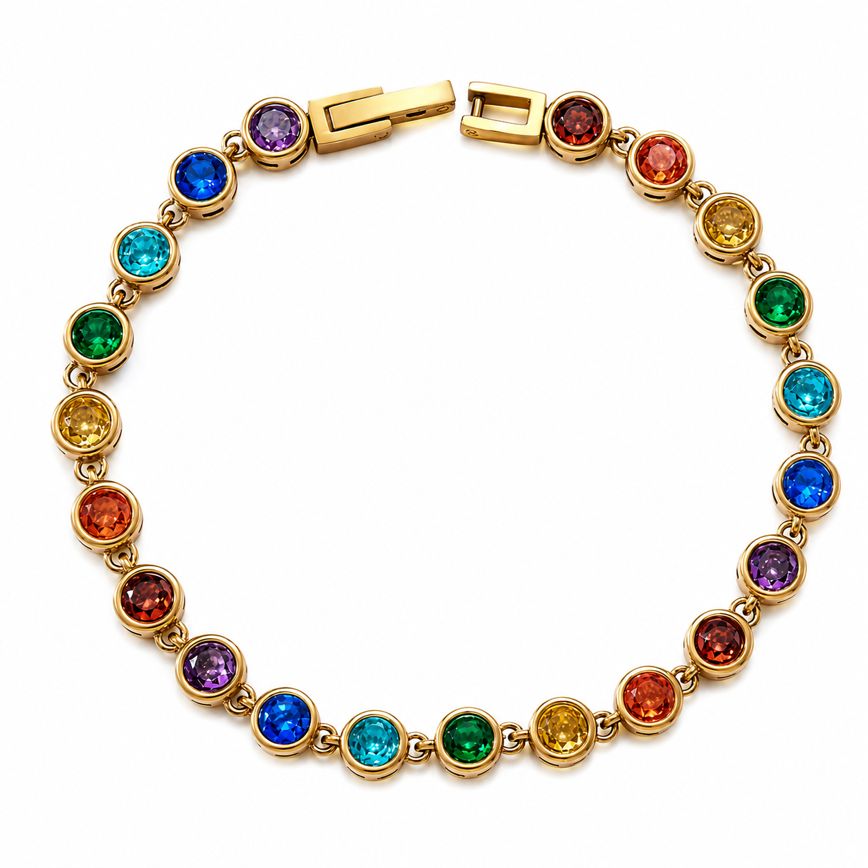 Mimi Rainbow Tennis Bracelet