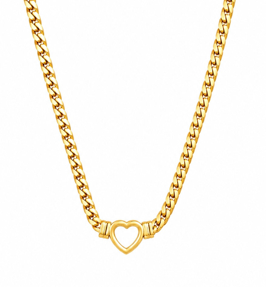 Sabira Heart Choker Necklace