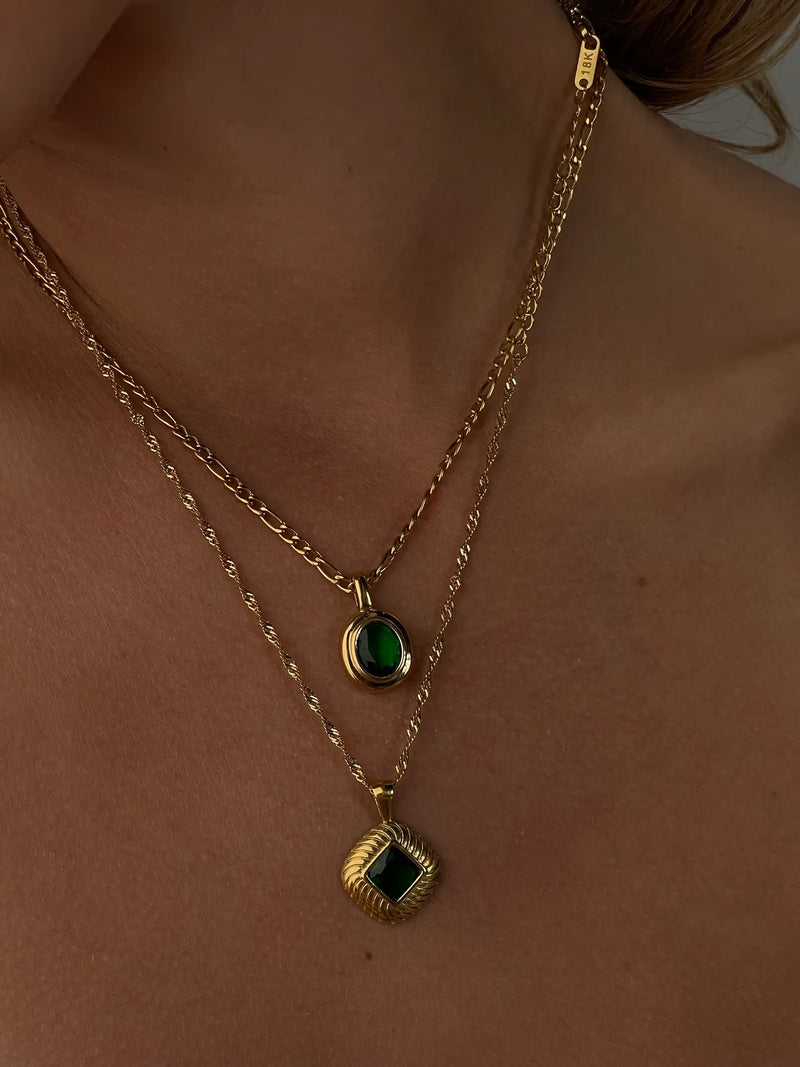 Tarin Green Necklace