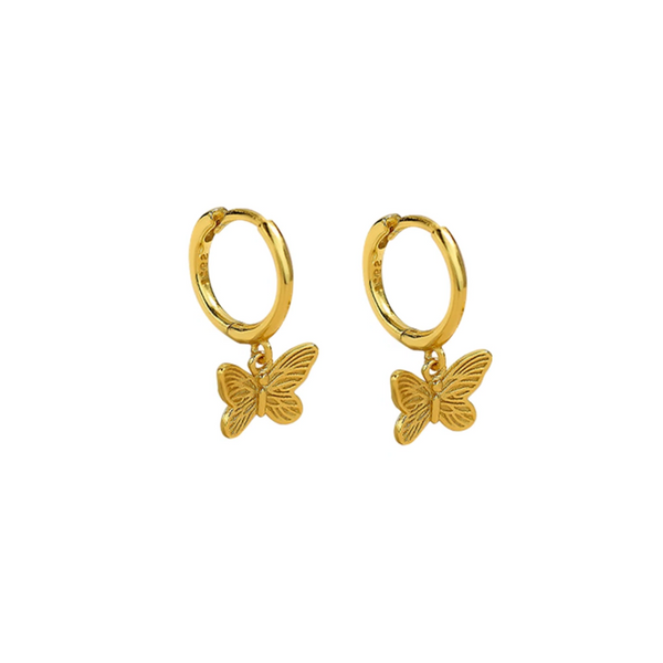 Butterfly Gold Earrings