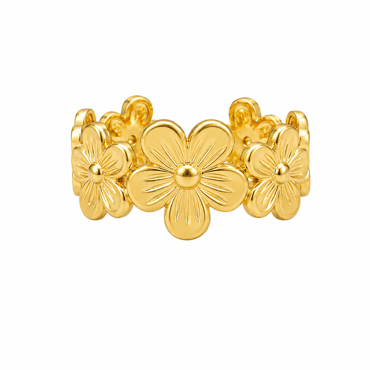 Saffron Flower Ring