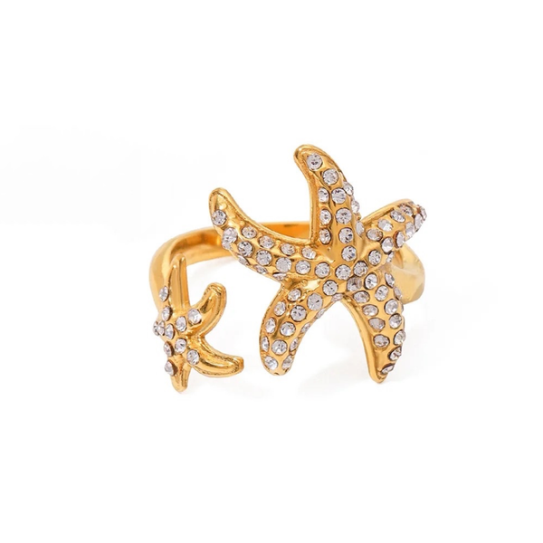 Stella Starfish Adjustable Ring