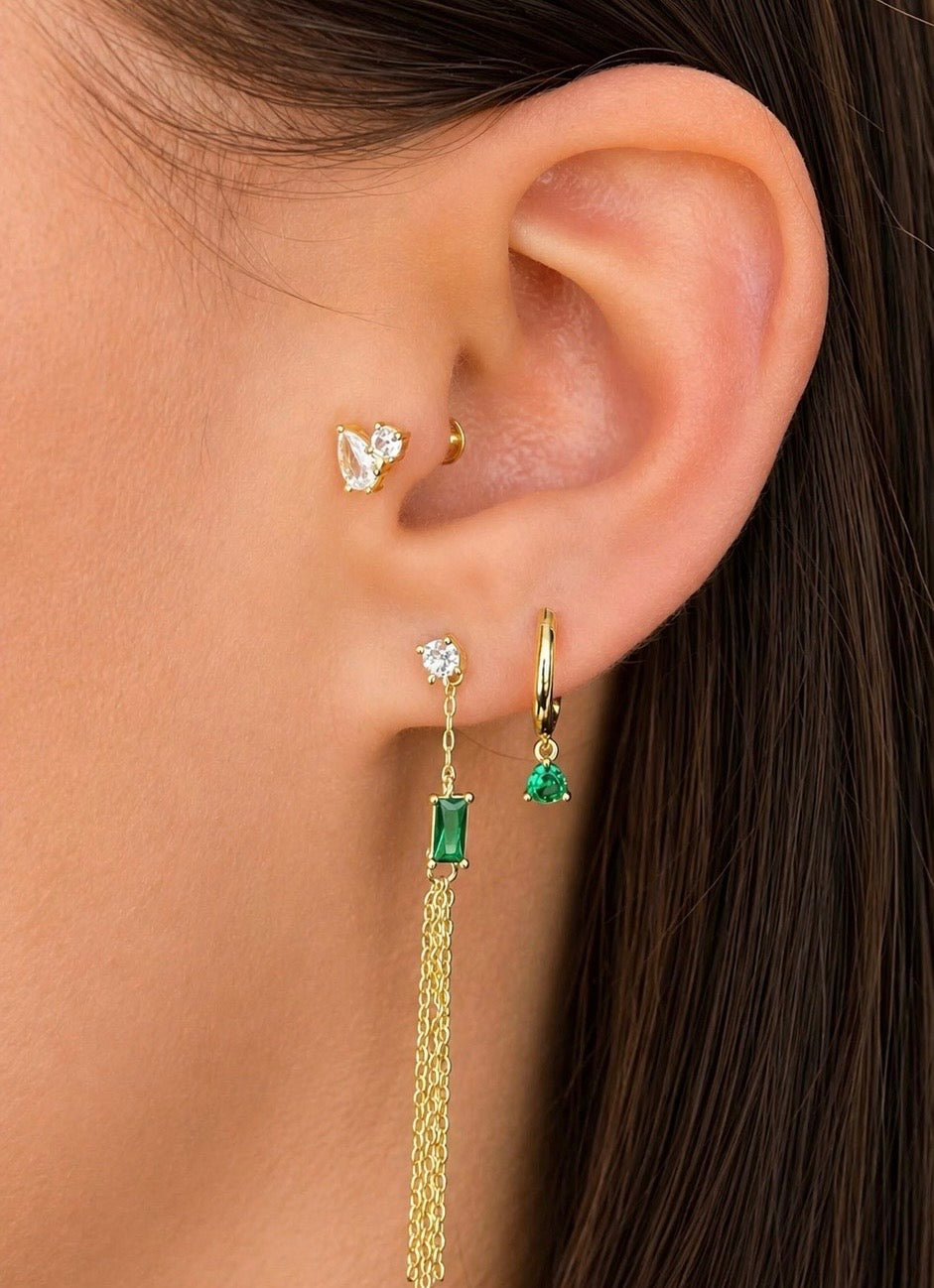 Aliza Green Earrings
