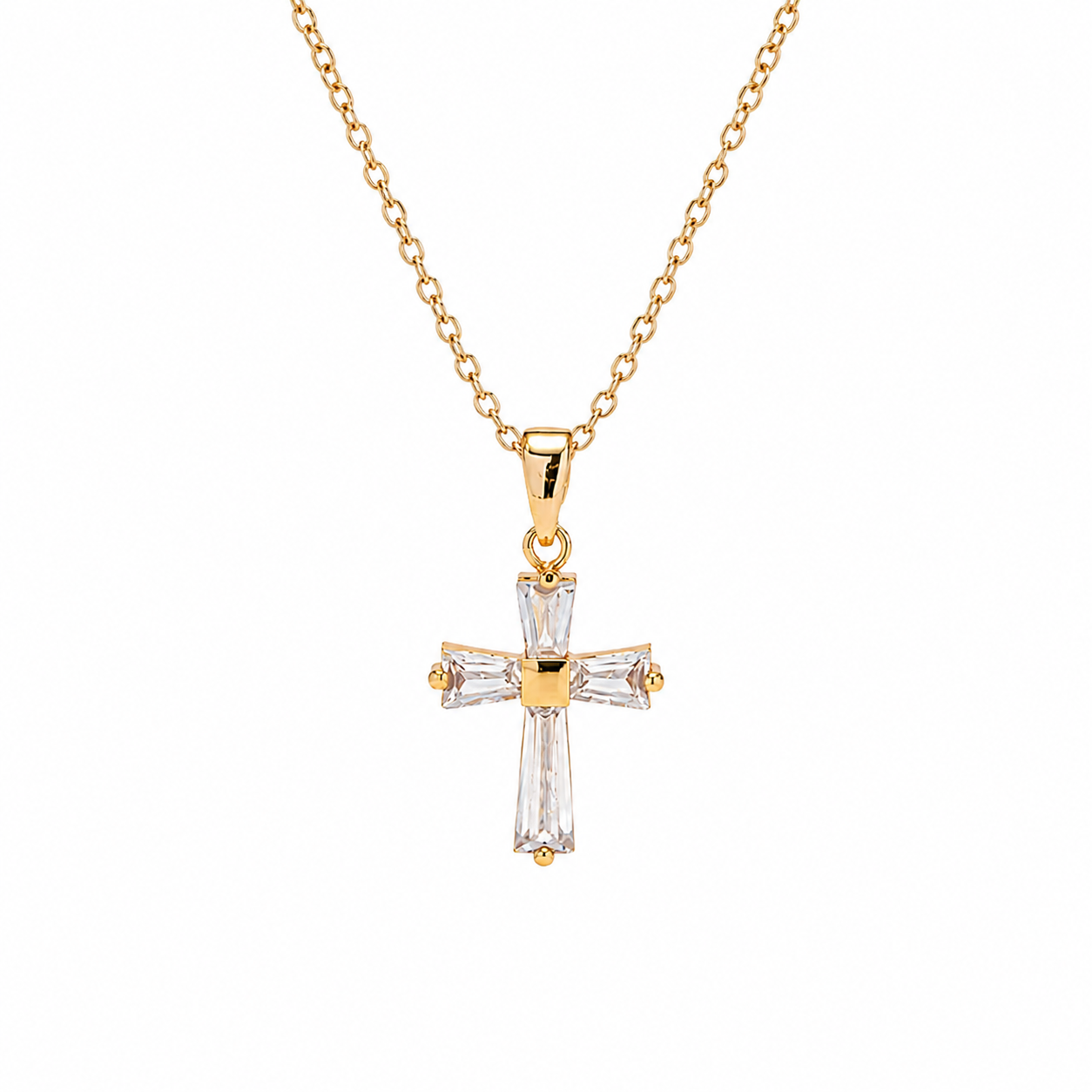 Solar Cross Necklace