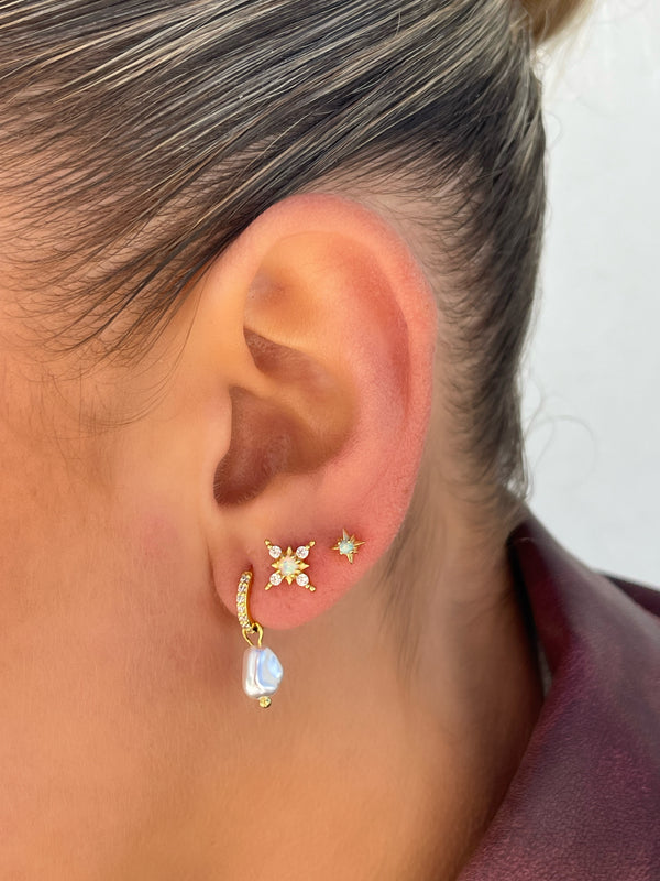 Jemima Opal Star studs