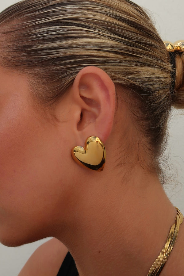 Gloria Heart Earrings