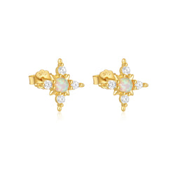 Jemima Opal Star studs